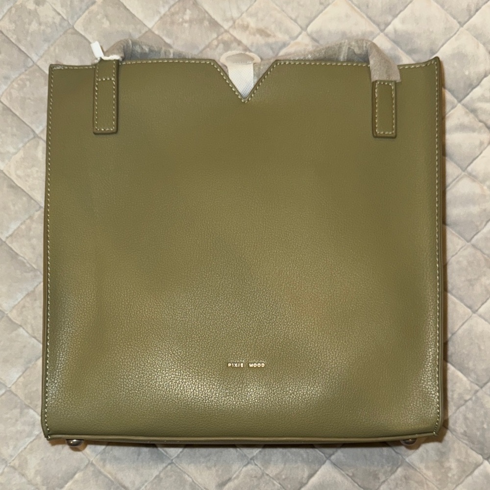 Pixie Mood Olive Green Tote Bag